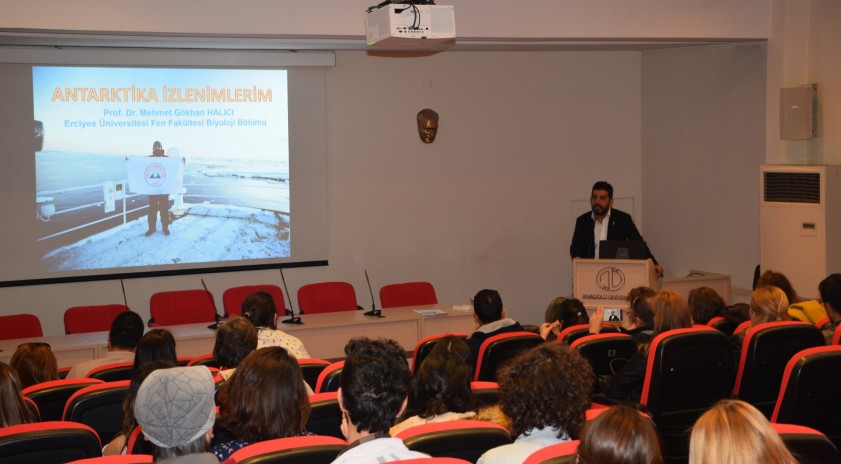 Fen Fakültesi’nden “Antarktika İzlenimleri” başlıklı konferans