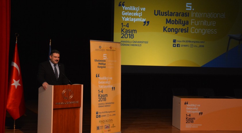 Üniversitemizde "5. Uluslararası Mobilya Kongresi" başladı