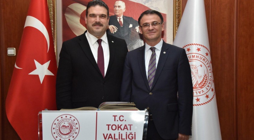 Rektör Çomaklı’dan Tokat Valisi Balcı’ya ziyaret