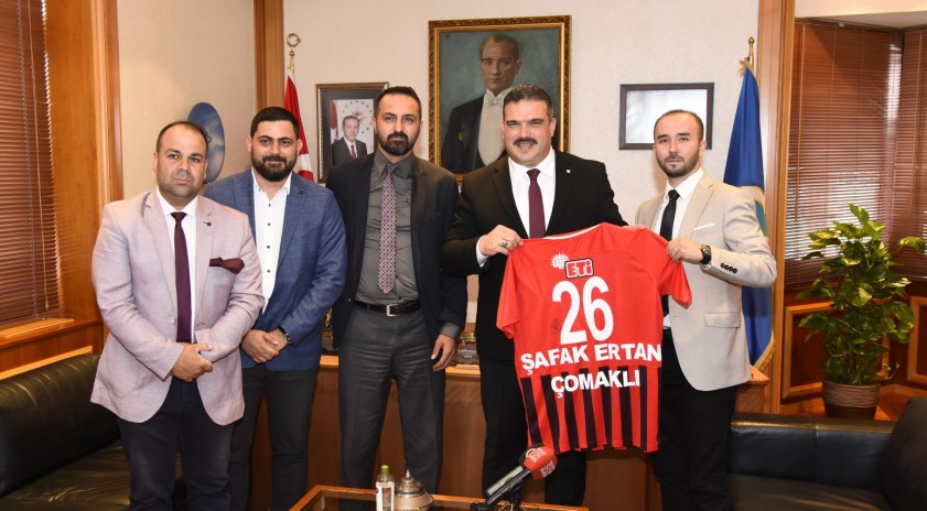 Eskişehirspor’dan Rektör Çomaklı’ya teşekkür ziyareti