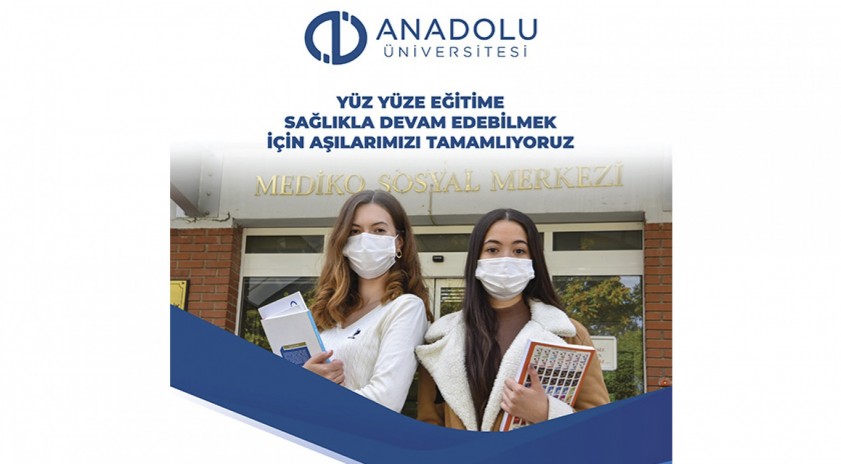 Anadolu Üniversitesi’nden aşılama çalışmalarına büyük destek