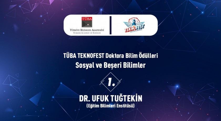 TÜBA TEKNOFEST’te Anadolu Üniversitesi öğrencisi birincilik ödülü kazandı