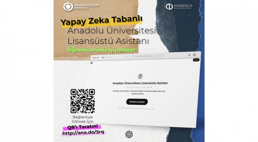 Lisans&uuml;st&uuml; &ouml;ğrenciler i&ccedil;in yapay zek&acirc; tabanlı lisans&uuml;st&uuml; asistan yayında