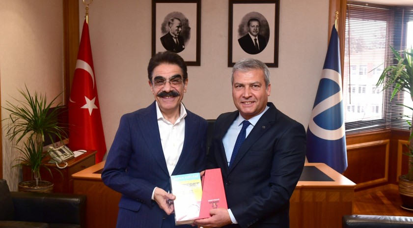 Dr. Kızıldağ ve Prof. Dr. Gürcan’dan Rektör Prof. Dr. Adıgüzel’e ziyaret