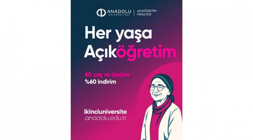 Her yaşa A&ccedil;ık&ouml;ğretim: 60 yaş &uuml;st&uuml;ne eğitim desteği