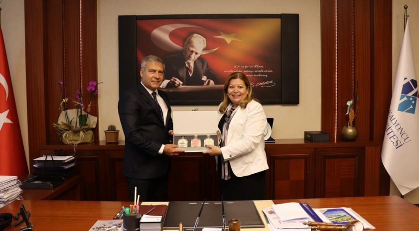 Rektör Adıgüzel, Gaziantep’te bir dizi ziyaret gerçekleştirdi