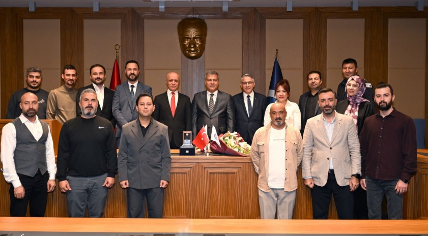 Öz Büro-İş Sendikası’ndan Rektör Adıgüzel’e teşekkür ziyareti