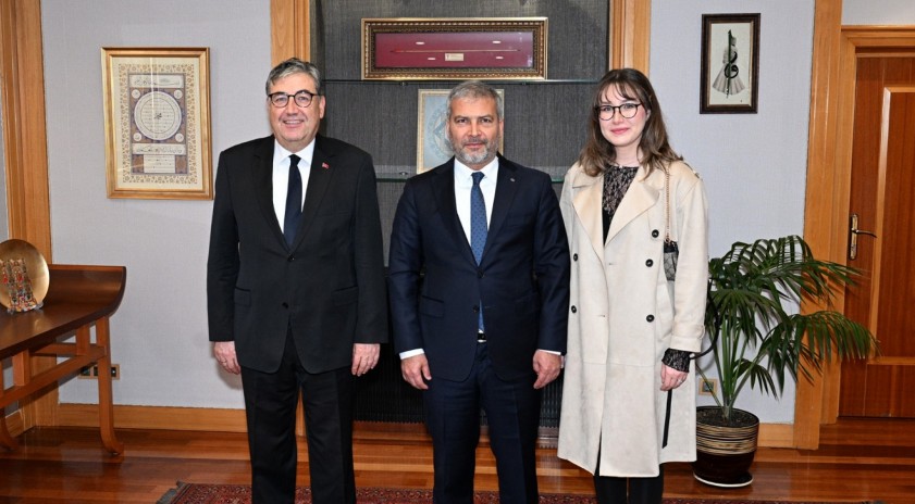 SEV Başkanı Bekir Kalır’dan Rektör Adıgüzel’e ziyaret