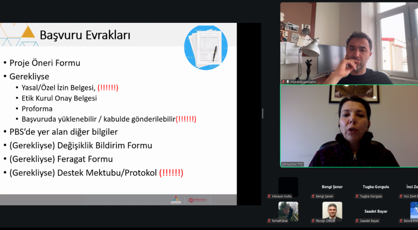 TÜBİTAK 4004-4005 deneyim paylaşım toplantısı düzenlendi