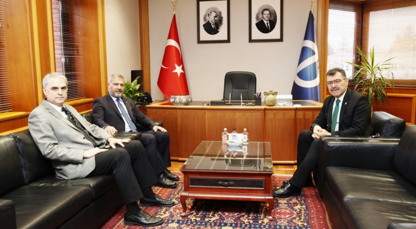 İT&Uuml; Rekt&ouml;r&uuml; Mandal&rsquo;dan Rekt&ouml;r Adıg&uuml;zel&rsquo;e ziyaret